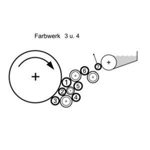 Boettcher original rollers for Heidelberg QM46-4 DI