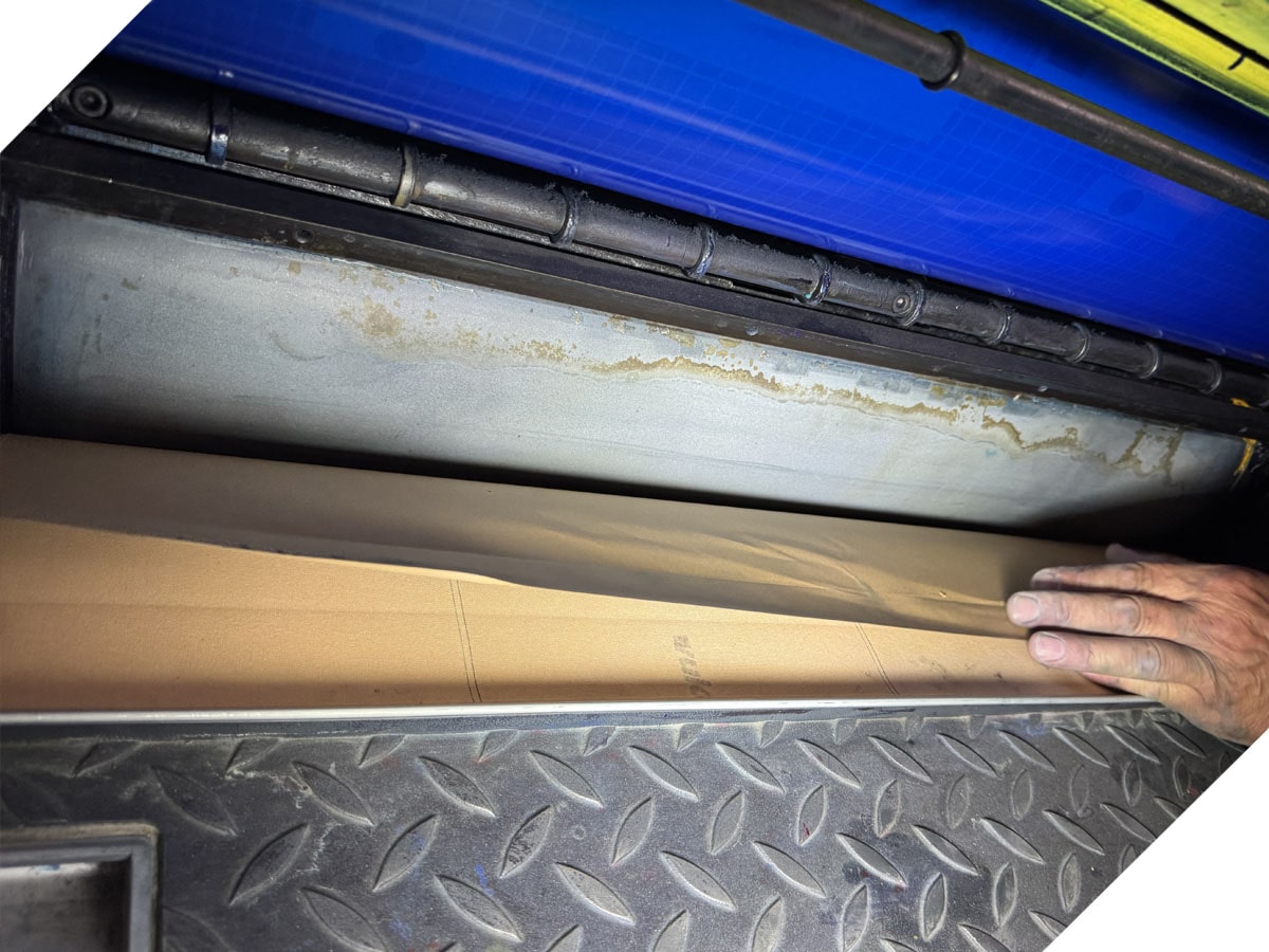 Pressinspection.com | Damaged blanket cylinder
