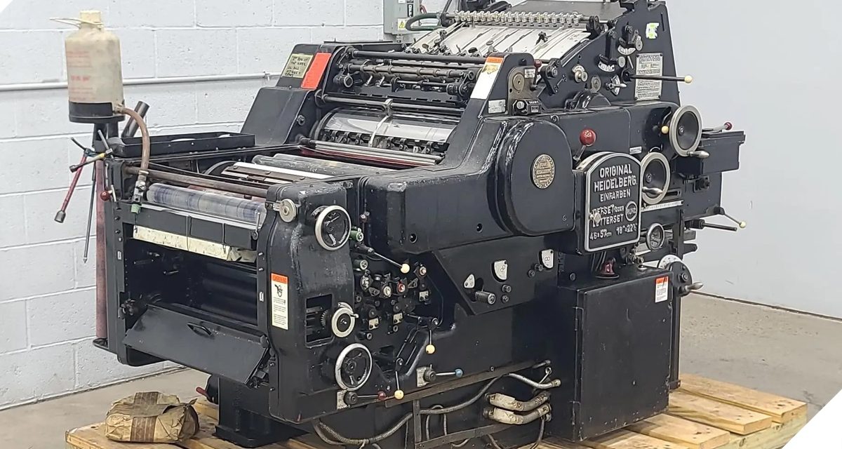 Visão geral K-offset de Heidelberg: primeira máquina de impressão offset (1962-1986)