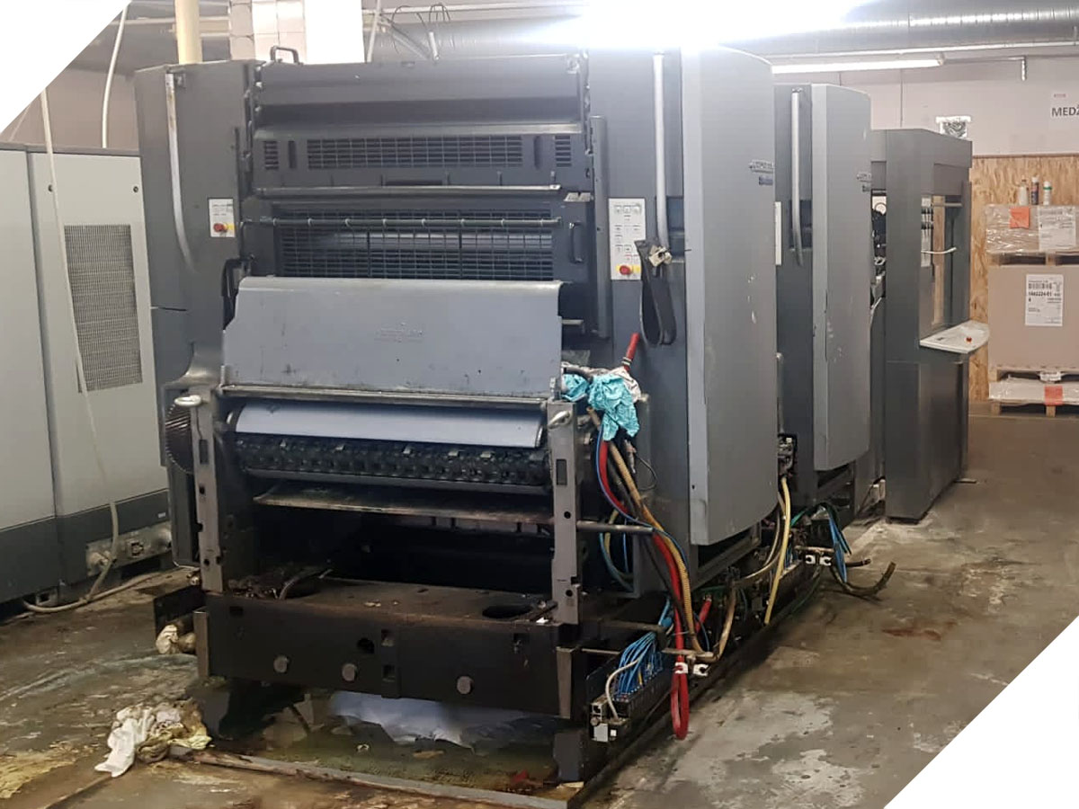 Heidelberg SM 102 dismantling