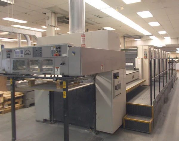 MAN Roland R700 offset printing machine history