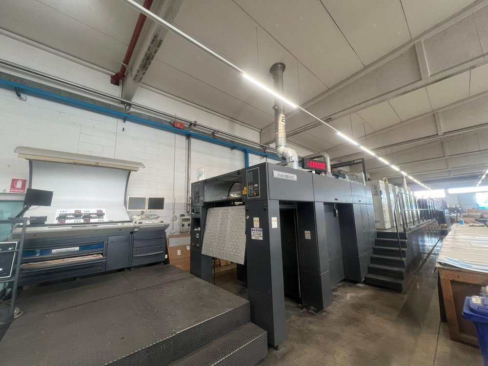 MAN Roland R700 offset printing machine history