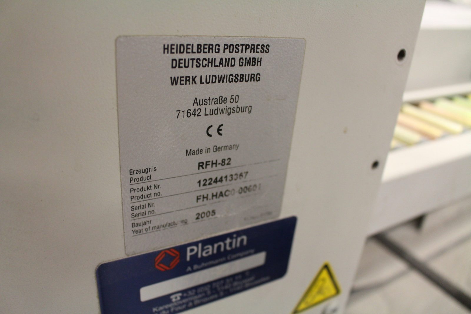 Heidelberg Stahlfolder TH82 from 2005 – Image 10