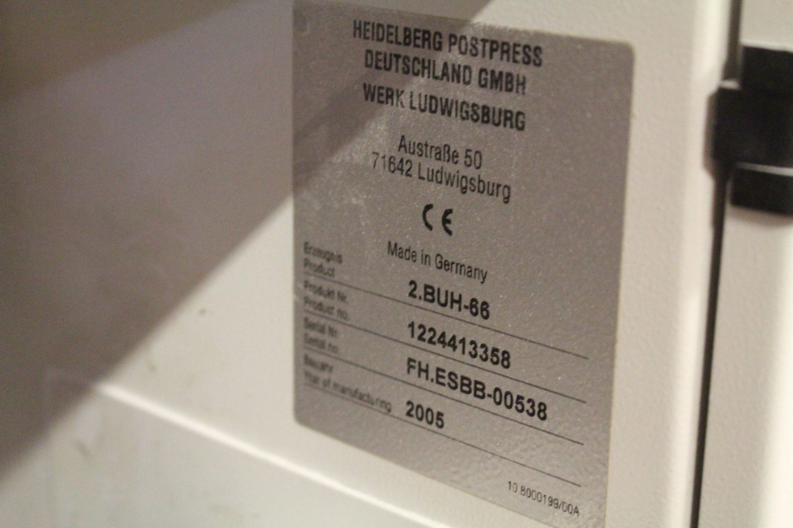 Heidelberg Stahlfolder TH82 from 2005 – Image 4