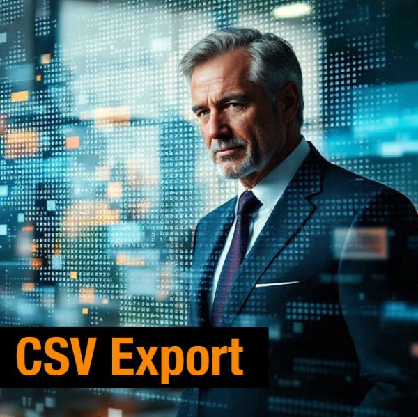 CSV database export