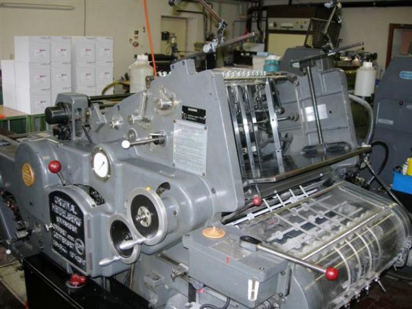 one color Heidelberg Kord 64 Grey Modell size 46x64
