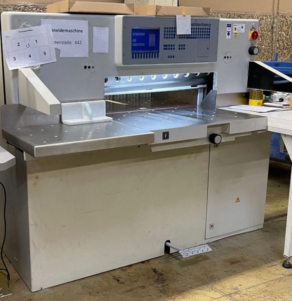 Wohlenberg cut-tec 92 high-speed cutter