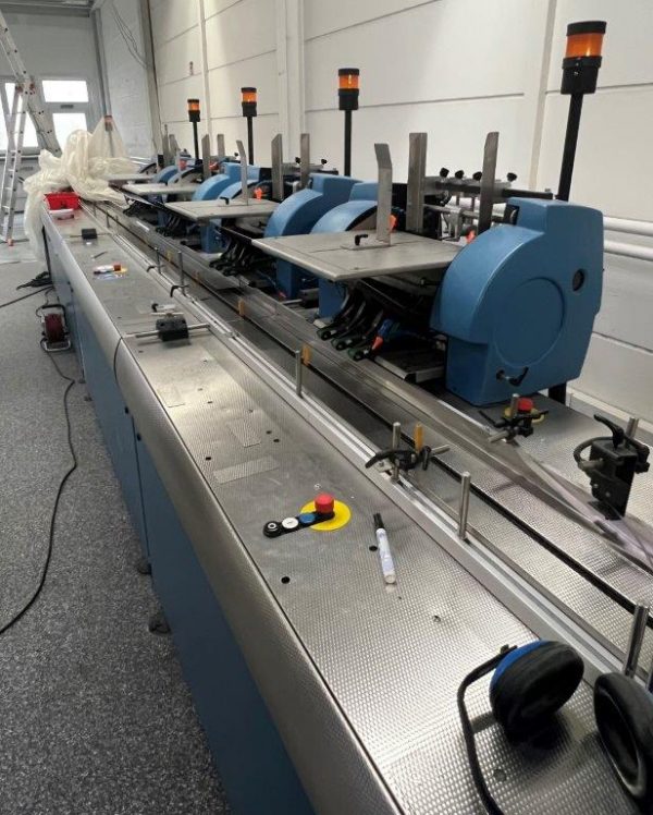 Inserting machine with foiling line Buhrs BB 1000