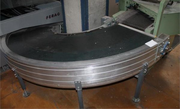 Transnorm curved belt - curved belt conveyor 180°.